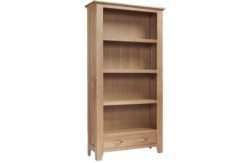 Harvey Ready Assembled Large Bookcase - Oak